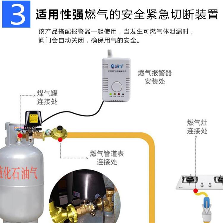 管道燃氣尖嘴閥，DN15