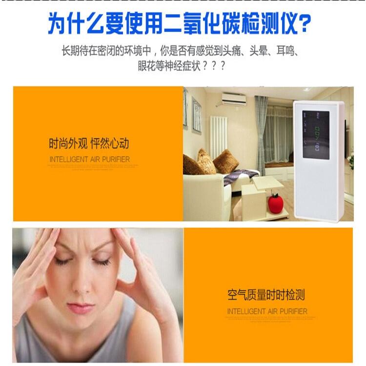 二氧化碳檢測儀，大屏顯示